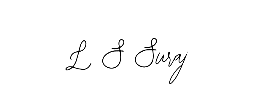 Make a beautiful signature design for name L S Suraj. Use this online signature maker to create a handwritten signature for free. L S Suraj signature style 12 images and pictures png