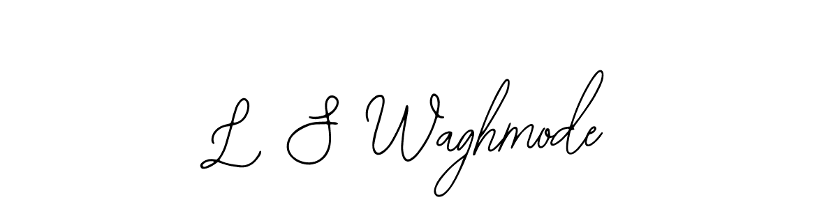 Make a beautiful signature design for name L S Waghmode. With this signature (Bearetta-2O07w) style, you can create a handwritten signature for free. L S Waghmode signature style 12 images and pictures png