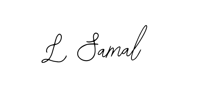 You can use this online signature creator to create a handwritten signature for the name L Samal. This is the best online autograph maker. L Samal signature style 12 images and pictures png