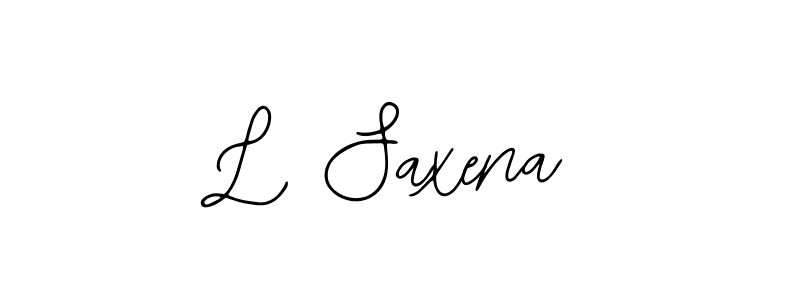 Make a beautiful signature design for name L Saxena. Use this online signature maker to create a handwritten signature for free. L Saxena signature style 12 images and pictures png
