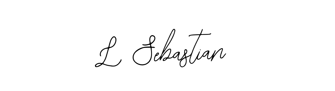 Design your own signature with our free online signature maker. With this signature software, you can create a handwritten (Bearetta-2O07w) signature for name L Sebastian. L Sebastian signature style 12 images and pictures png