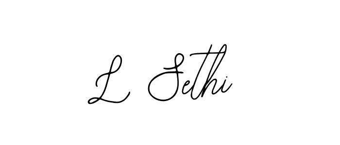Also we have L Sethi name is the best signature style. Create professional handwritten signature collection using Bearetta-2O07w autograph style. L Sethi signature style 12 images and pictures png