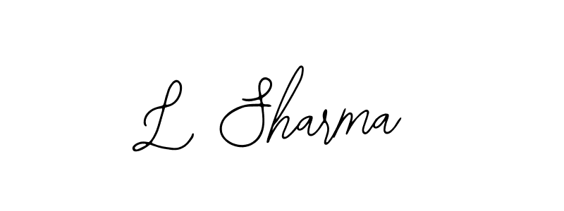 Bearetta-2O07w is a professional signature style that is perfect for those who want to add a touch of class to their signature. It is also a great choice for those who want to make their signature more unique. Get L Sharma name to fancy signature for free. L Sharma signature style 12 images and pictures png