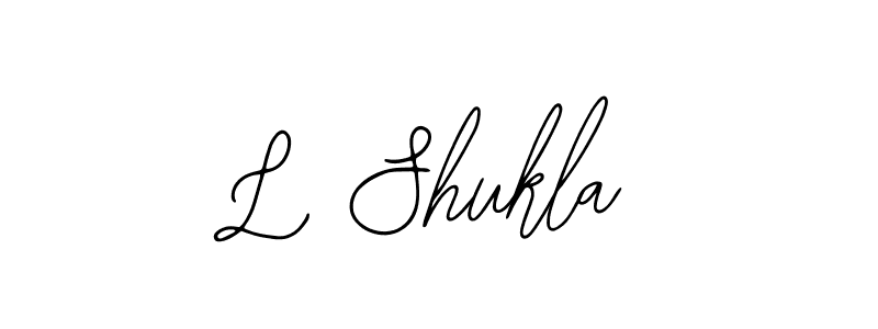 L Shukla stylish signature style. Best Handwritten Sign (Bearetta-2O07w) for my name. Handwritten Signature Collection Ideas for my name L Shukla. L Shukla signature style 12 images and pictures png
