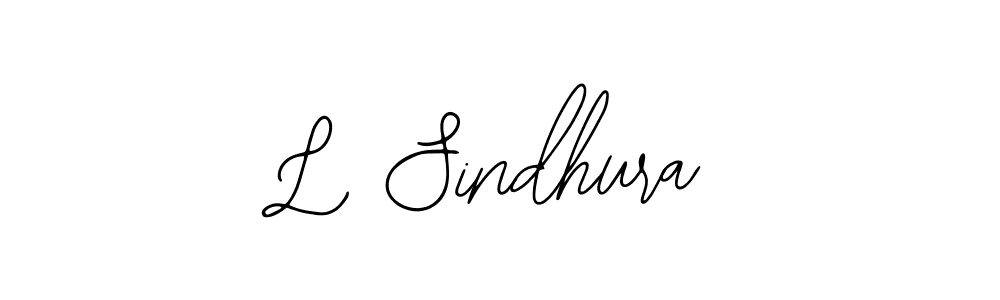 if you are searching for the best signature style for your name L Sindhura. so please give up your signature search. here we have designed multiple signature styles  using Bearetta-2O07w. L Sindhura signature style 12 images and pictures png