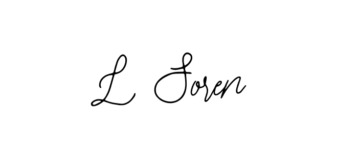This is the best signature style for the L Soren name. Also you like these signature font (Bearetta-2O07w). Mix name signature. L Soren signature style 12 images and pictures png