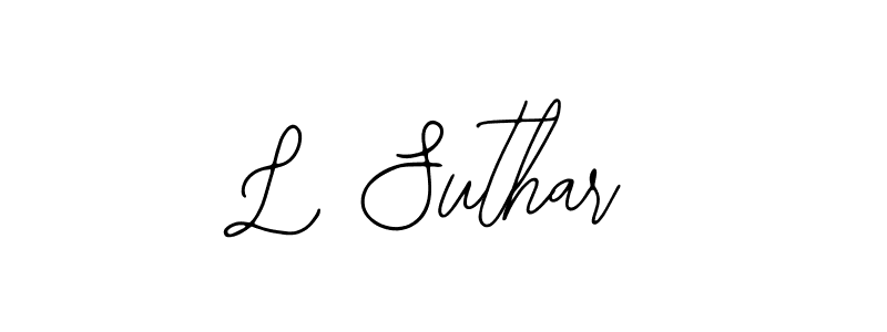 Similarly Bearetta-2O07w is the best handwritten signature design. Signature creator online .You can use it as an online autograph creator for name L Suthar. L Suthar signature style 12 images and pictures png