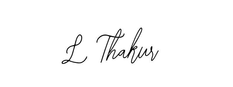 L Thakur stylish signature style. Best Handwritten Sign (Bearetta-2O07w) for my name. Handwritten Signature Collection Ideas for my name L Thakur. L Thakur signature style 12 images and pictures png