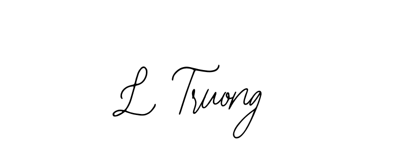 if you are searching for the best signature style for your name L Truong. so please give up your signature search. here we have designed multiple signature styles  using Bearetta-2O07w. L Truong signature style 12 images and pictures png