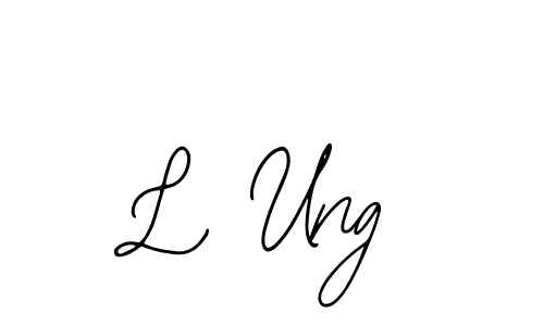 Make a beautiful signature design for name L Ung. With this signature (Bearetta-2O07w) style, you can create a handwritten signature for free. L Ung signature style 12 images and pictures png