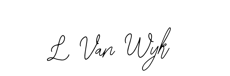 Similarly Bearetta-2O07w is the best handwritten signature design. Signature creator online .You can use it as an online autograph creator for name L Van Wyk. L Van Wyk signature style 12 images and pictures png