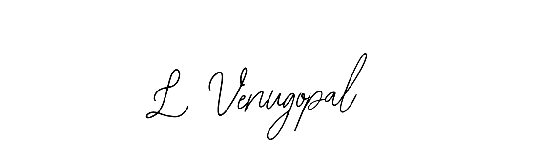 You should practise on your own different ways (Bearetta-2O07w) to write your name (L Venugopal) in signature. don't let someone else do it for you. L Venugopal signature style 12 images and pictures png