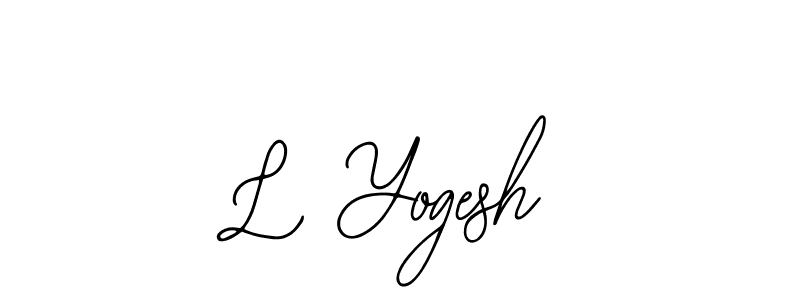 Similarly Bearetta-2O07w is the best handwritten signature design. Signature creator online .You can use it as an online autograph creator for name L Yogesh. L Yogesh signature style 12 images and pictures png