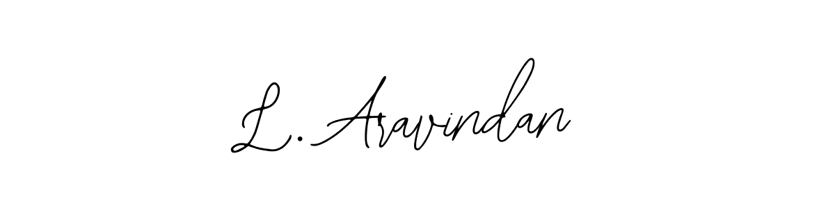 Best and Professional Signature Style for L. Aravindan. Bearetta-2O07w Best Signature Style Collection. L. Aravindan signature style 12 images and pictures png