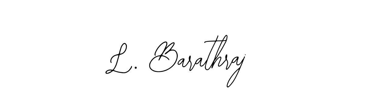 How to make L. Barathraj signature? Bearetta-2O07w is a professional autograph style. Create handwritten signature for L. Barathraj name. L. Barathraj signature style 12 images and pictures png