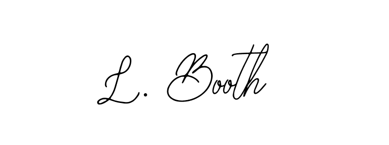 Make a beautiful signature design for name L. Booth. With this signature (Bearetta-2O07w) style, you can create a handwritten signature for free. L. Booth signature style 12 images and pictures png
