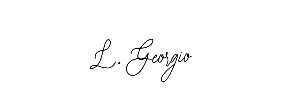 Create a beautiful signature design for name L. Georgio. With this signature (Bearetta-2O07w) fonts, you can make a handwritten signature for free. L. Georgio signature style 12 images and pictures png