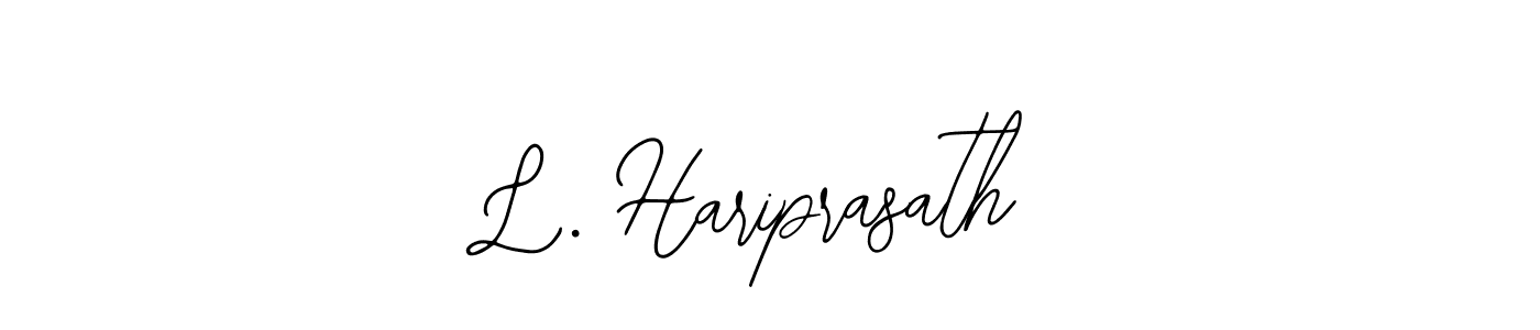 It looks lik you need a new signature style for name L. Hariprasath. Design unique handwritten (Bearetta-2O07w) signature with our free signature maker in just a few clicks. L. Hariprasath signature style 12 images and pictures png
