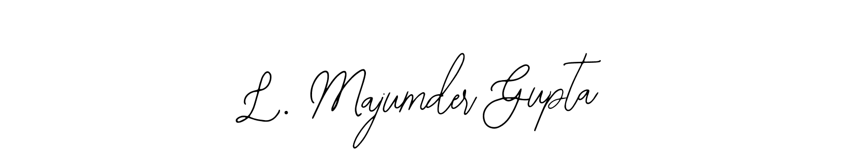 Also You can easily find your signature by using the search form. We will create L. Majumder Gupta name handwritten signature images for you free of cost using Bearetta-2O07w sign style. L. Majumder Gupta signature style 12 images and pictures png