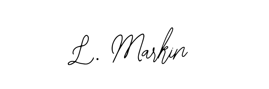 Create a beautiful signature design for name L. Markin. With this signature (Bearetta-2O07w) fonts, you can make a handwritten signature for free. L. Markin signature style 12 images and pictures png