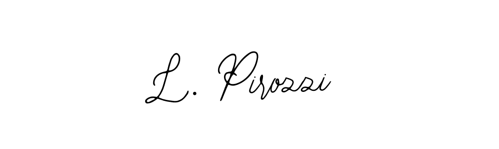 Design your own signature with our free online signature maker. With this signature software, you can create a handwritten (Bearetta-2O07w) signature for name L. Pirozzi. L. Pirozzi signature style 12 images and pictures png