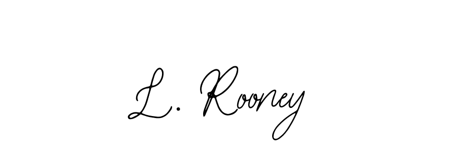 Bearetta-2O07w is a professional signature style that is perfect for those who want to add a touch of class to their signature. It is also a great choice for those who want to make their signature more unique. Get L. Rooney name to fancy signature for free. L. Rooney signature style 12 images and pictures png