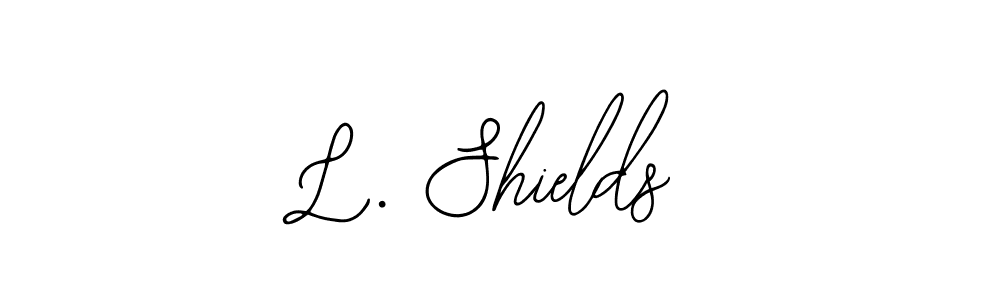 It looks lik you need a new signature style for name L. Shields. Design unique handwritten (Bearetta-2O07w) signature with our free signature maker in just a few clicks. L. Shields signature style 12 images and pictures png