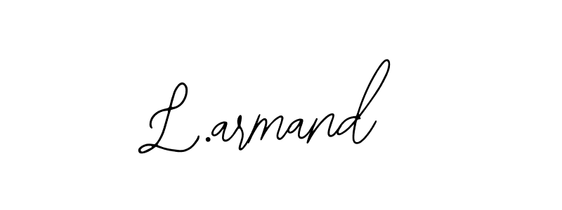 You should practise on your own different ways (Bearetta-2O07w) to write your name (L.armand) in signature. don't let someone else do it for you. L.armand signature style 12 images and pictures png