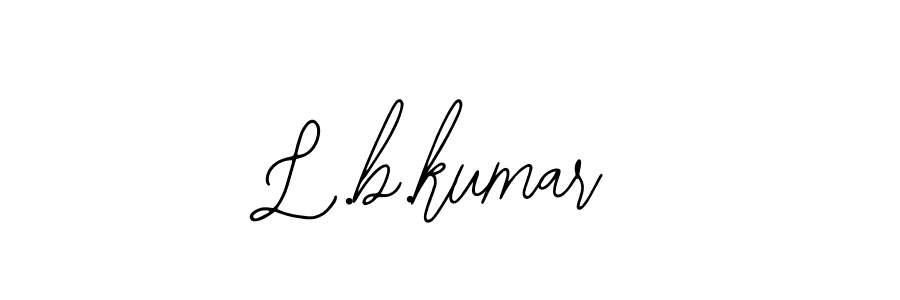 Design your own signature with our free online signature maker. With this signature software, you can create a handwritten (Bearetta-2O07w) signature for name L.b.kumar. L.b.kumar signature style 12 images and pictures png