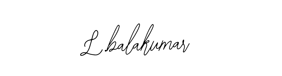 Use a signature maker to create a handwritten signature online. With this signature software, you can design (Bearetta-2O07w) your own signature for name L.balakumar. L.balakumar signature style 12 images and pictures png