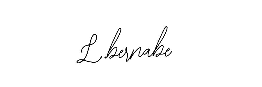 Create a beautiful signature design for name L.bernabe. With this signature (Bearetta-2O07w) fonts, you can make a handwritten signature for free. L.bernabe signature style 12 images and pictures png