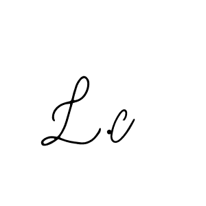 Also we have L.c name is the best signature style. Create professional handwritten signature collection using Bearetta-2O07w autograph style. L.c signature style 12 images and pictures png