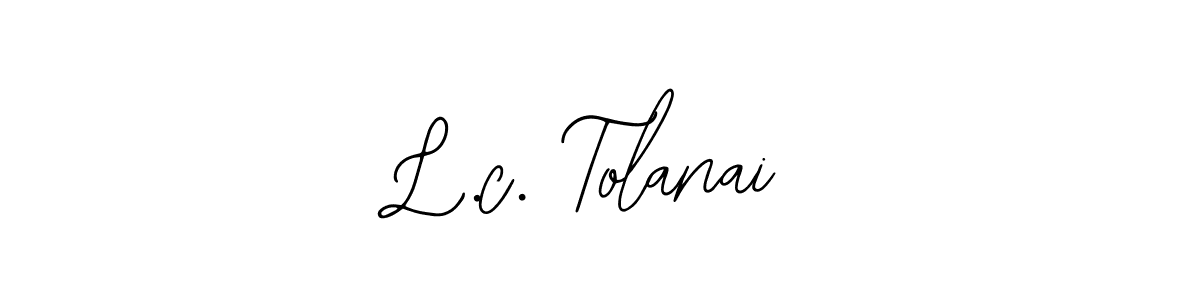 Once you've used our free online signature maker to create your best signature Bearetta-2O07w style, it's time to enjoy all of the benefits that L.c. Tolanai name signing documents. L.c. Tolanai signature style 12 images and pictures png