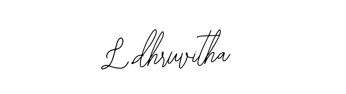 The best way (Bearetta-2O07w) to make a short signature is to pick only two or three words in your name. The name L.dhruvitha include a total of six letters. For converting this name. L.dhruvitha signature style 12 images and pictures png