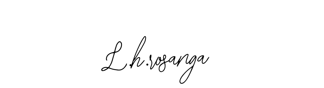 The best way (Bearetta-2O07w) to make a short signature is to pick only two or three words in your name. The name L.h.rosanga include a total of six letters. For converting this name. L.h.rosanga signature style 12 images and pictures png