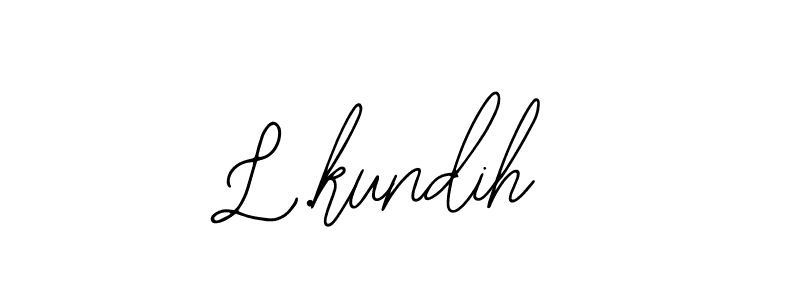 L.kundih stylish signature style. Best Handwritten Sign (Bearetta-2O07w) for my name. Handwritten Signature Collection Ideas for my name L.kundih. L.kundih signature style 12 images and pictures png