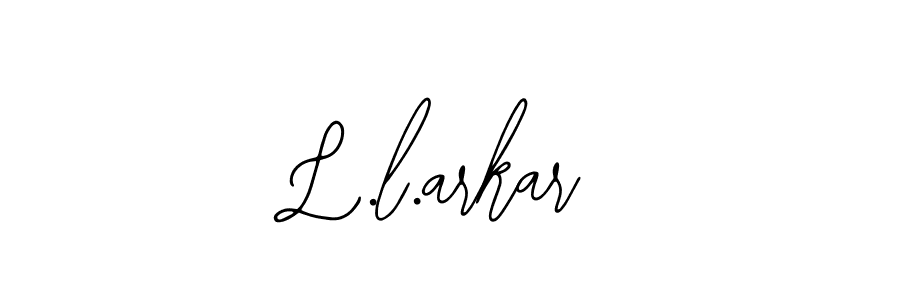 Design your own signature with our free online signature maker. With this signature software, you can create a handwritten (Bearetta-2O07w) signature for name L.l.arkar. L.l.arkar signature style 12 images and pictures png