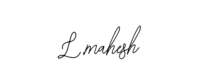 Also we have L.mahesh name is the best signature style. Create professional handwritten signature collection using Bearetta-2O07w autograph style. L.mahesh signature style 12 images and pictures png