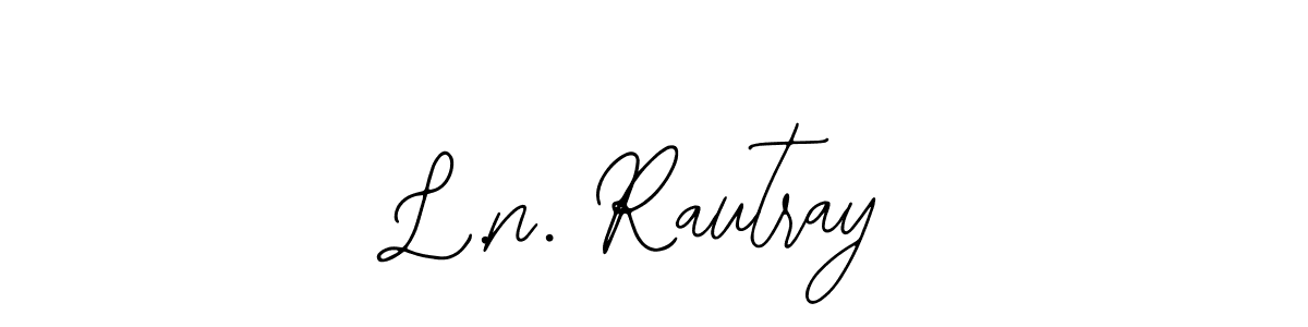 Here are the top 10 professional signature styles for the name L.n. Rautray. These are the best autograph styles you can use for your name. L.n. Rautray signature style 12 images and pictures png