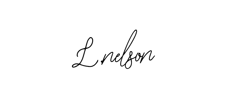 Use a signature maker to create a handwritten signature online. With this signature software, you can design (Bearetta-2O07w) your own signature for name L.nelson. L.nelson signature style 12 images and pictures png