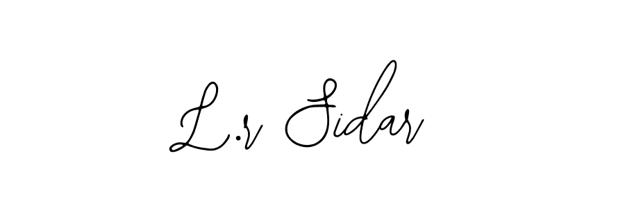 Also You can easily find your signature by using the search form. We will create L.r Sidar name handwritten signature images for you free of cost using Bearetta-2O07w sign style. L.r Sidar signature style 12 images and pictures png