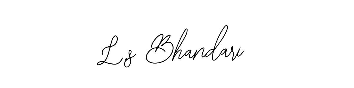 Here are the top 10 professional signature styles for the name L.s Bhandari. These are the best autograph styles you can use for your name. L.s Bhandari signature style 12 images and pictures png