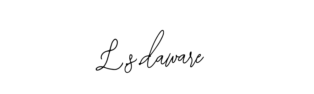 Best and Professional Signature Style for L.s.daware. Bearetta-2O07w Best Signature Style Collection. L.s.daware signature style 12 images and pictures png