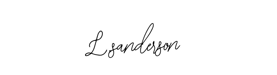 Create a beautiful signature design for name L.sanderson. With this signature (Bearetta-2O07w) fonts, you can make a handwritten signature for free. L.sanderson signature style 12 images and pictures png
