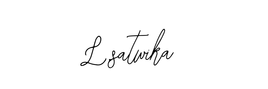 L.satwika stylish signature style. Best Handwritten Sign (Bearetta-2O07w) for my name. Handwritten Signature Collection Ideas for my name L.satwika. L.satwika signature style 12 images and pictures png