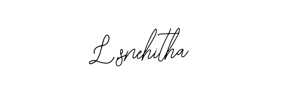 Make a short L.snehitha signature style. Manage your documents anywhere anytime using Bearetta-2O07w. Create and add eSignatures, submit forms, share and send files easily. L.snehitha signature style 12 images and pictures png