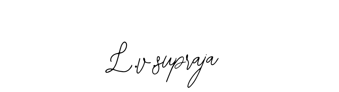 Here are the top 10 professional signature styles for the name L.v.supraja. These are the best autograph styles you can use for your name. L.v.supraja signature style 12 images and pictures png