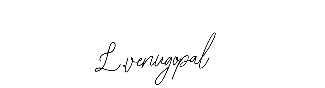 Use a signature maker to create a handwritten signature online. With this signature software, you can design (Bearetta-2O07w) your own signature for name L.venugopal. L.venugopal signature style 12 images and pictures png