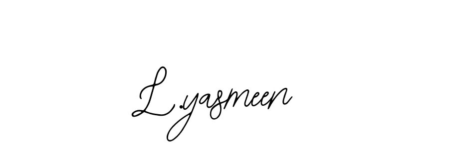 It looks lik you need a new signature style for name L.yasmeen. Design unique handwritten (Bearetta-2O07w) signature with our free signature maker in just a few clicks. L.yasmeen signature style 12 images and pictures png