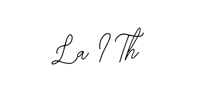 Bearetta-2O07w is a professional signature style that is perfect for those who want to add a touch of class to their signature. It is also a great choice for those who want to make their signature more unique. Get La I Th name to fancy signature for free. La I Th signature style 12 images and pictures png